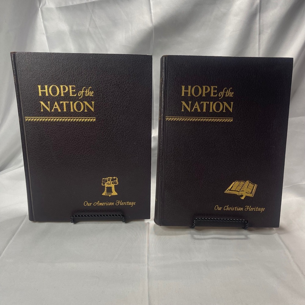 Hope of the Nation Book Set Our American Heritage Our Christian Heritage Brown